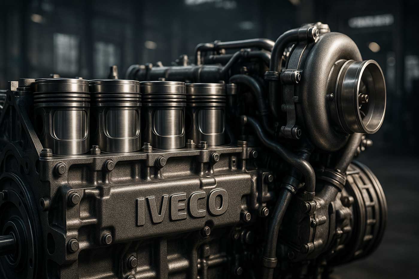 قطع غيار محركات شاحنات إيفيكو في مصر — قطع ديزل أصلية (بساتم، تيربو، رأس سلندر)