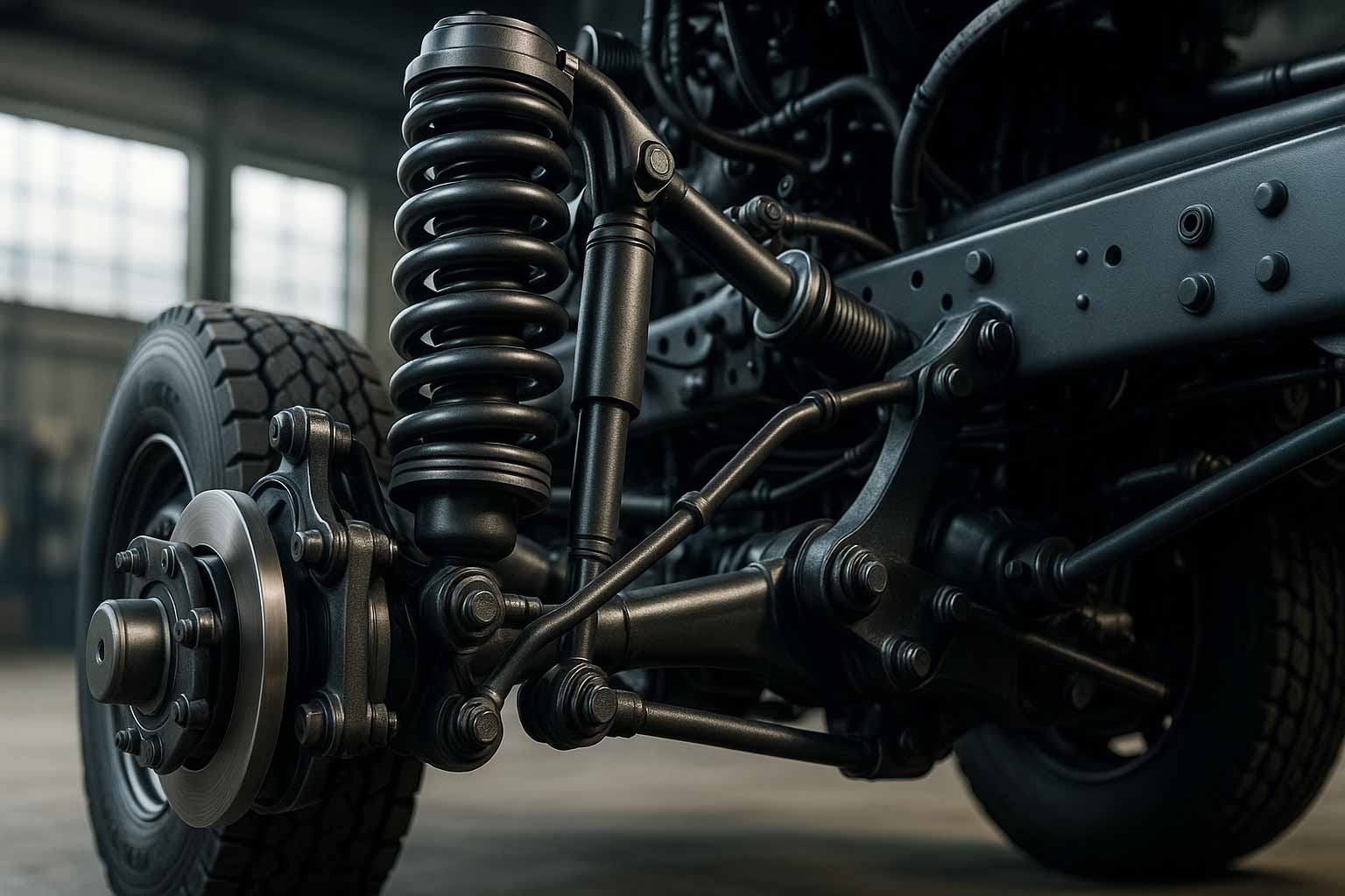 قطع غيار التعليق والتوجيه للشاحنات في مصر — يايات، أكياس هواء، تي رود، دراج لنك، طرمبة باور